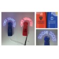 LED light Mini battery handy fan  - Gundam